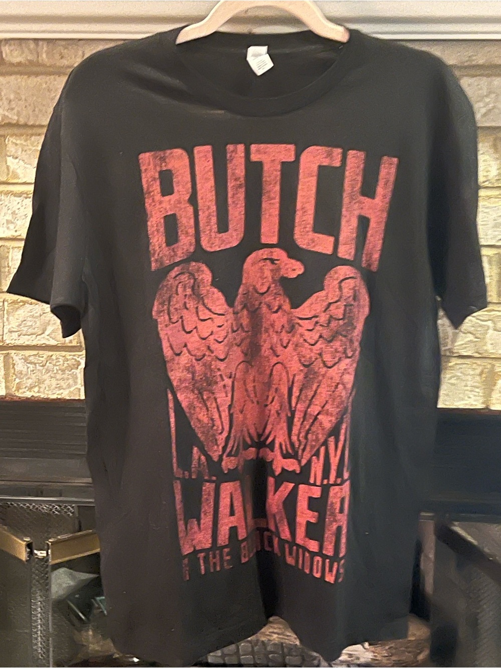 Black Graphic Tee butch walker concert tee
